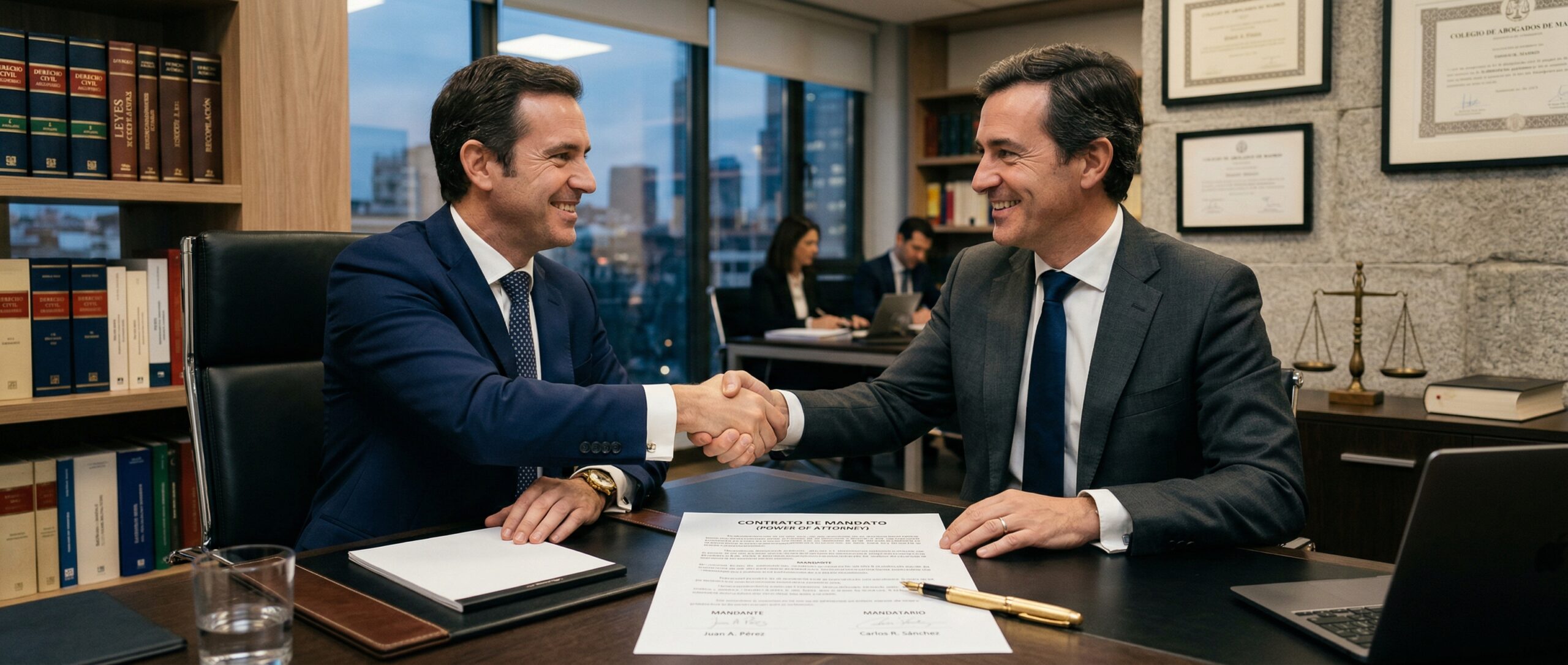 Como registrar contablemente las retenciones en un contrato de mandato